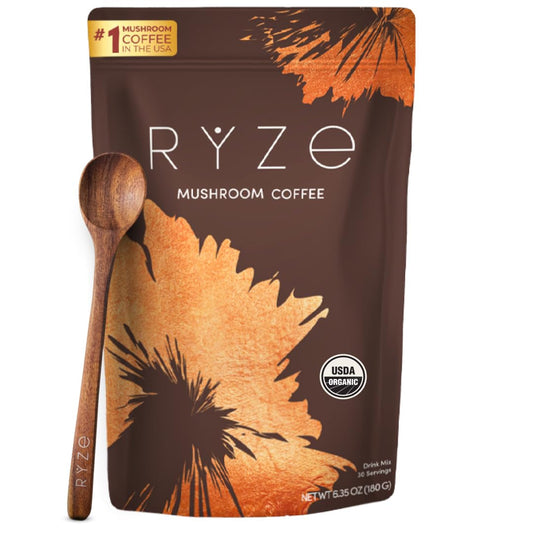 Natural Mushroom Coffee Blend for Energy and Focus - Mycosmeticslondon