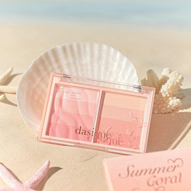 Natural Soft Coral Blush Makeup