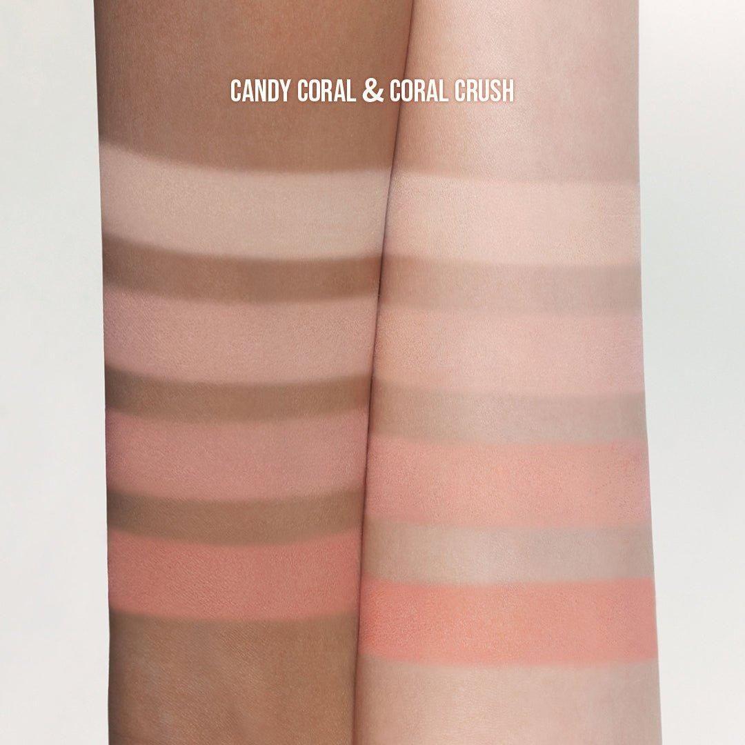 Natural Soft Coral Blush Makeup