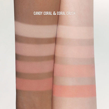 Natural Soft Coral Blush Makeup
