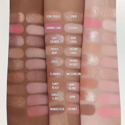 Vibrant Coral Eyeshadow Palette