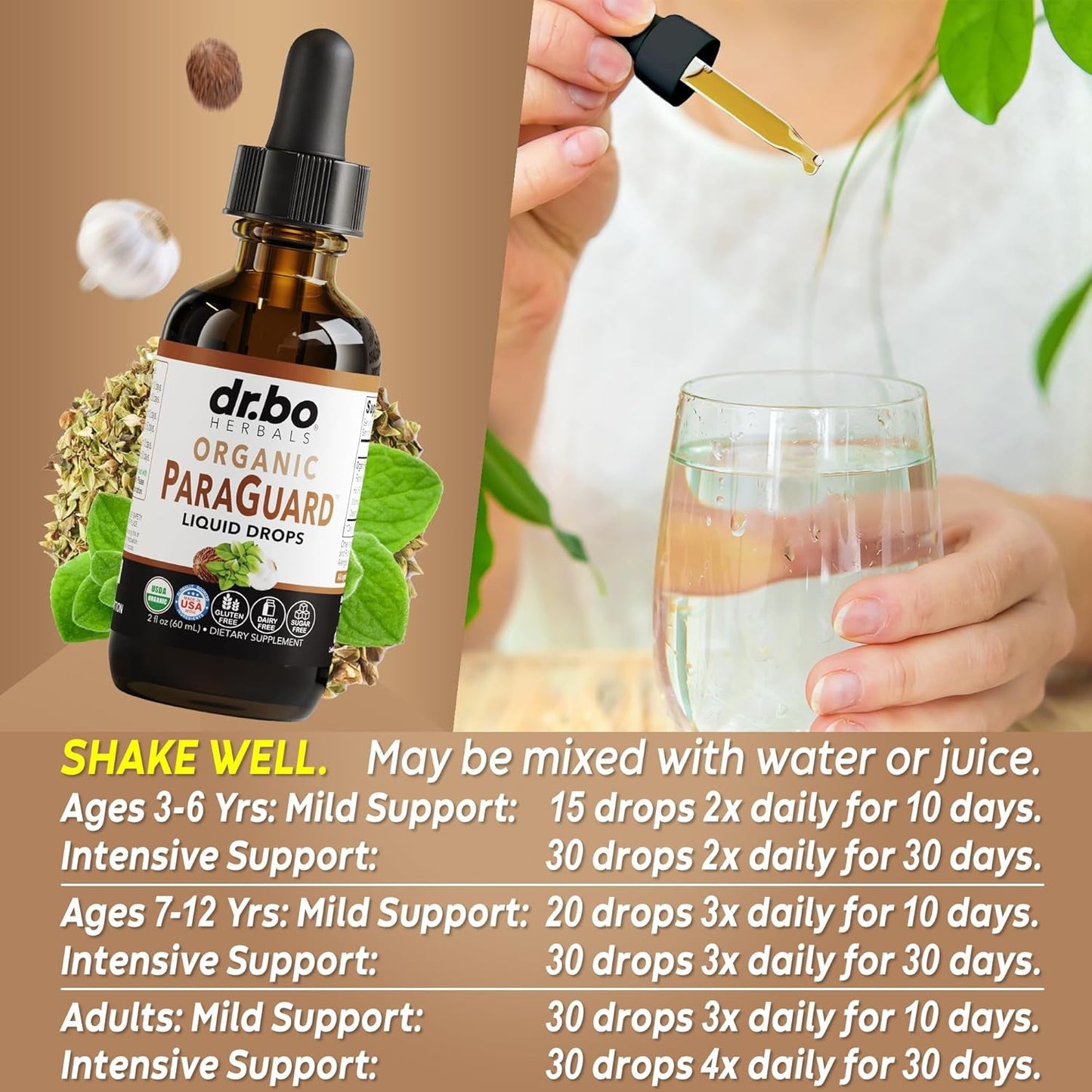 Natural Herbal Gut Cleanse Liquid Drops 60ml