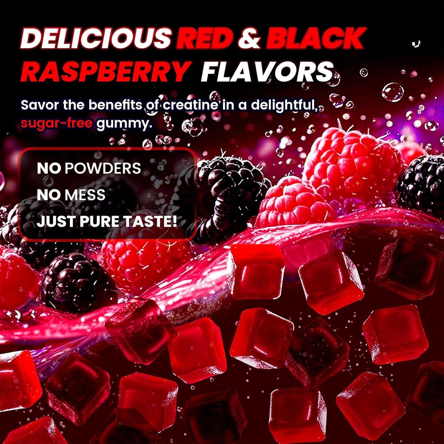 High Strength Sugar Free Creatine Gummy Supplements