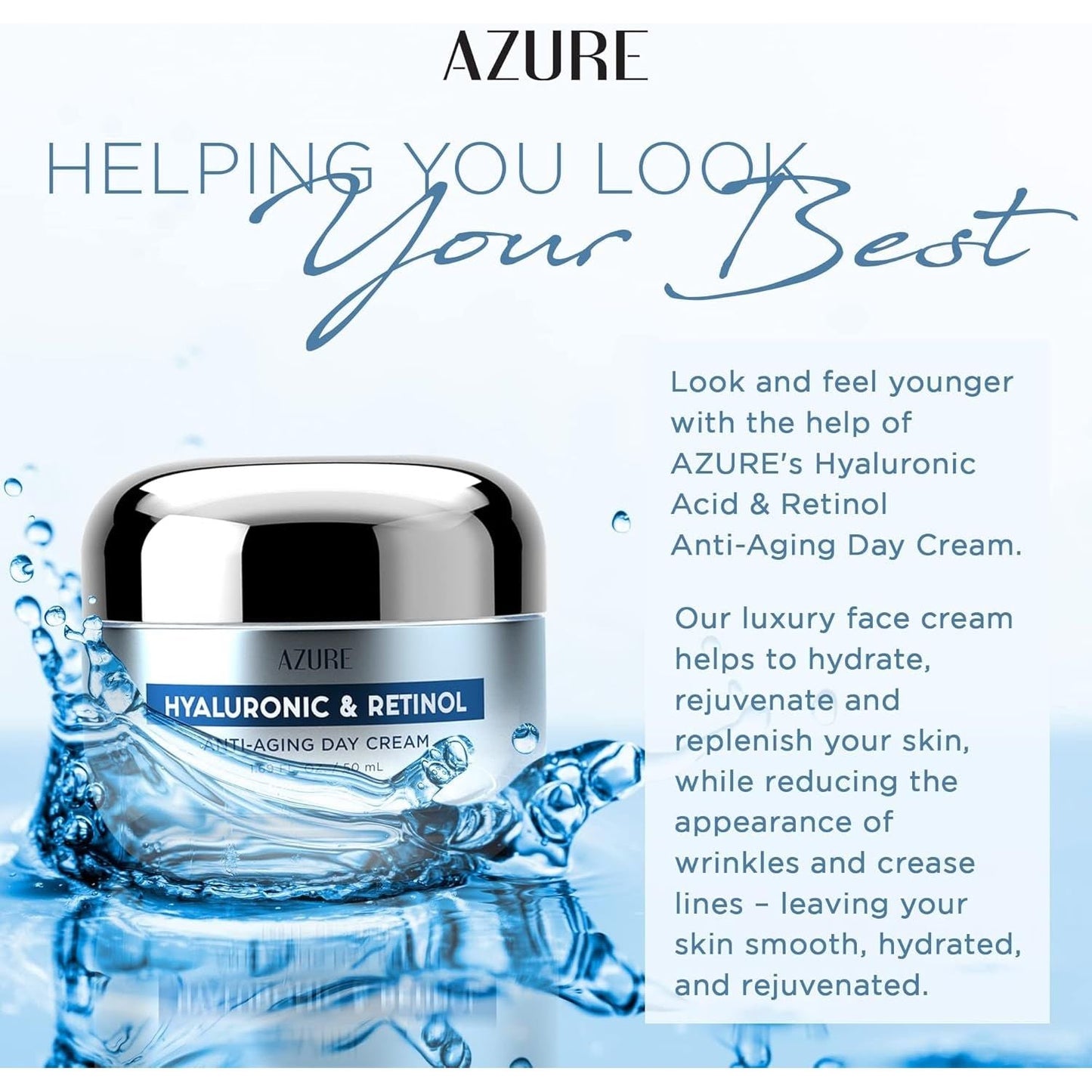 Moisturizing Hyaluronic Day Cream for Glowing Skin