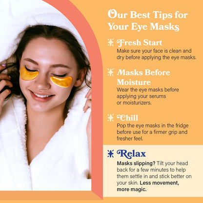 Gold Collagen Eye Masks - 30 Pack, Anti Aging Treatment