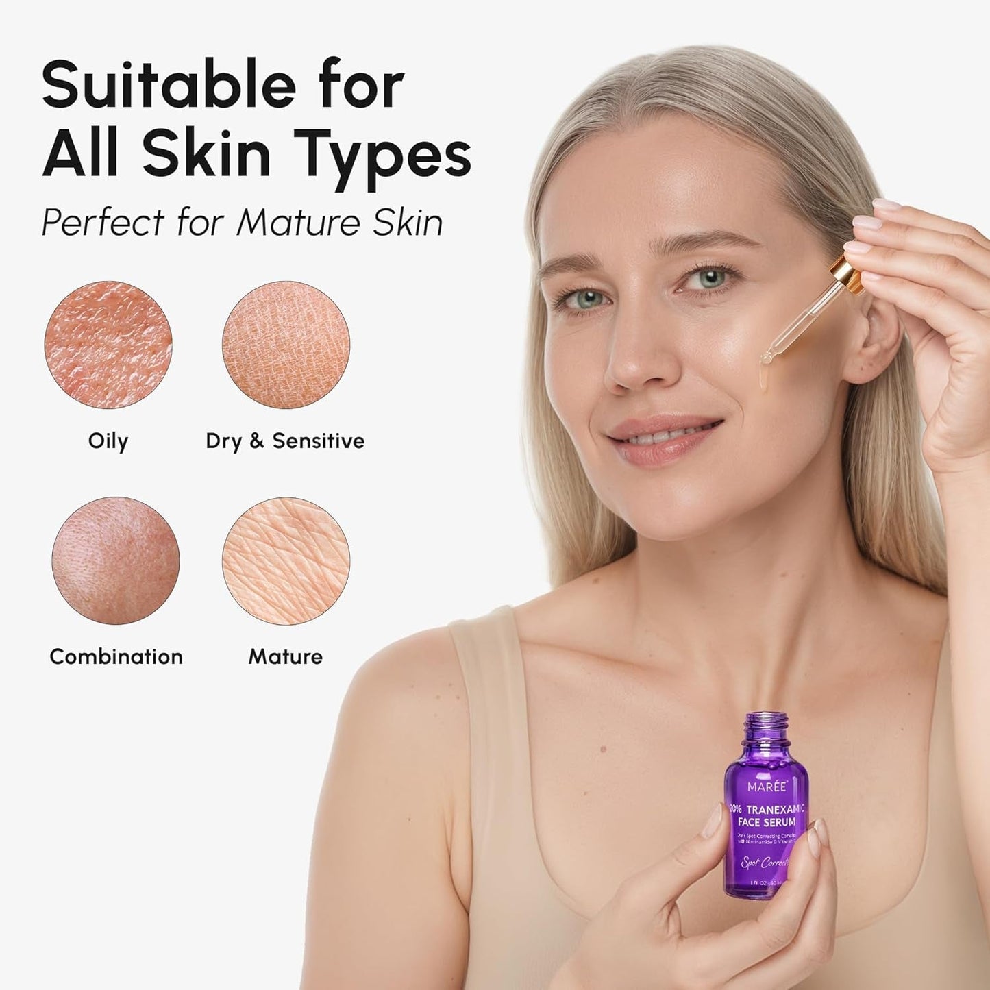 Glowing Skin Face Serum 30ml Evens Skin Tone