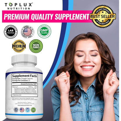 High Strength Magnesium Tablets for Energy and Fitness