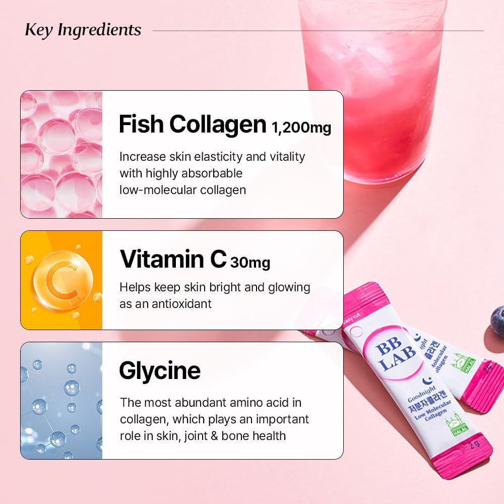 Natural Night Time Collagen Skin Renewal Sticks