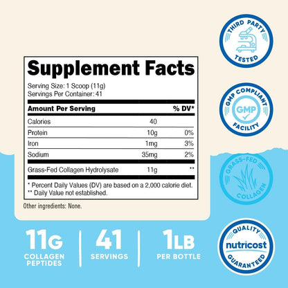 Premium Grass Fed Collagen Protein Powder