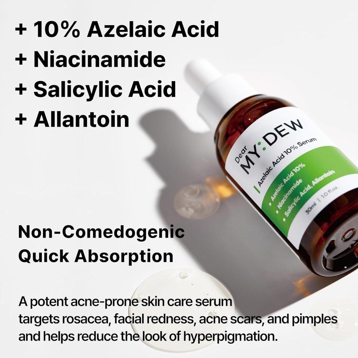 Natural Acne Treatment Serum 10% Azelaic Acid