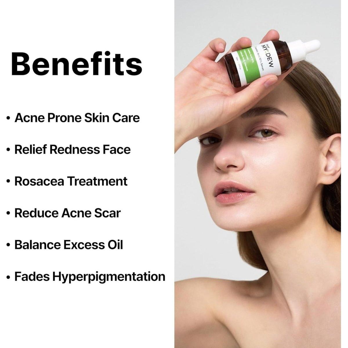 Natural Acne Treatment Serum 10% Azelaic Acid