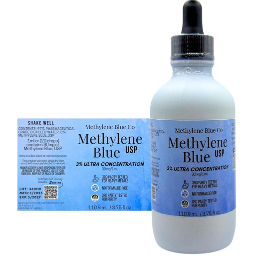 Concentrated Methylene Blue 3% Energy Supplement - Mycosmeticslondon