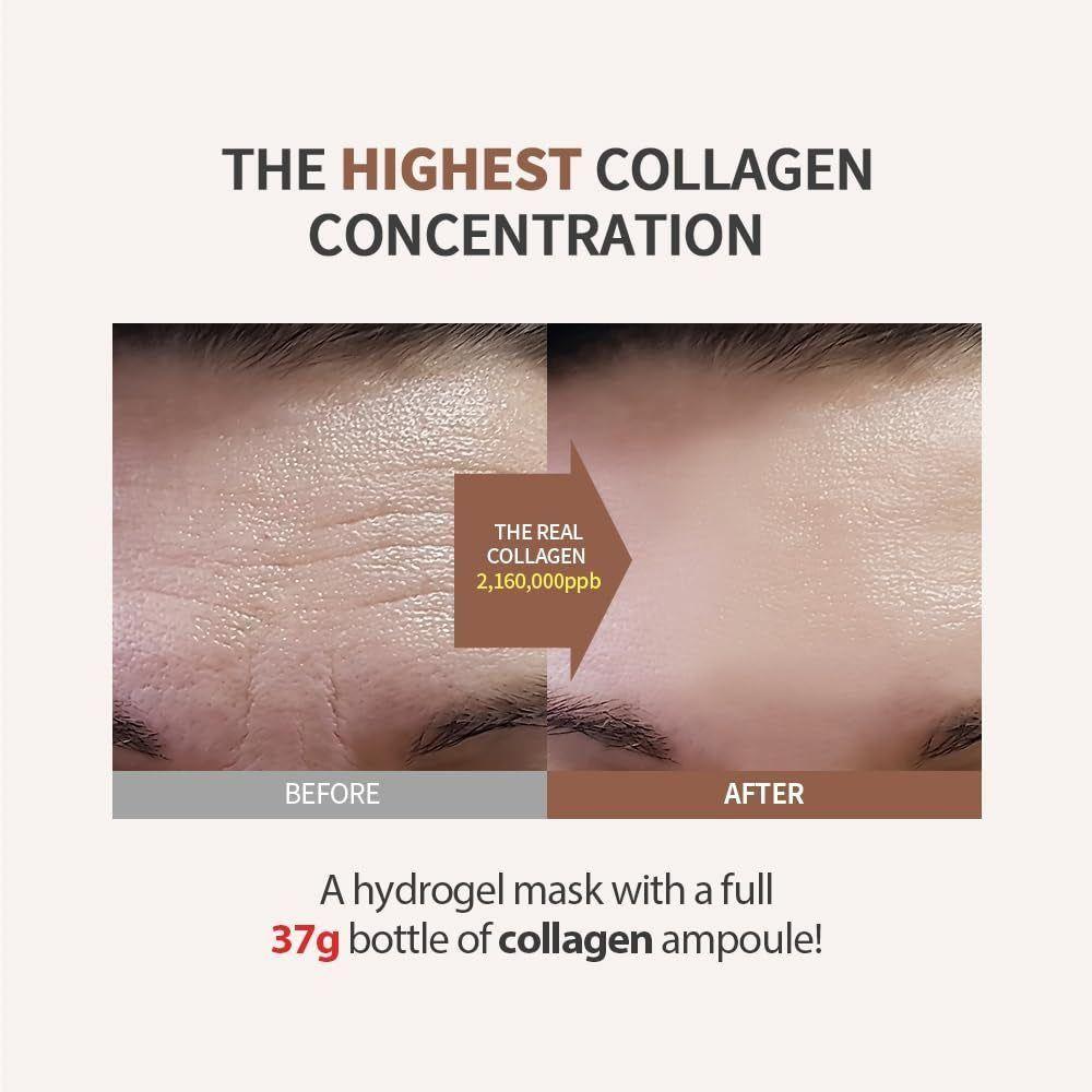 Plumping Collagen Face Mask - 4 Pack Anti Aging Sheet Masks
