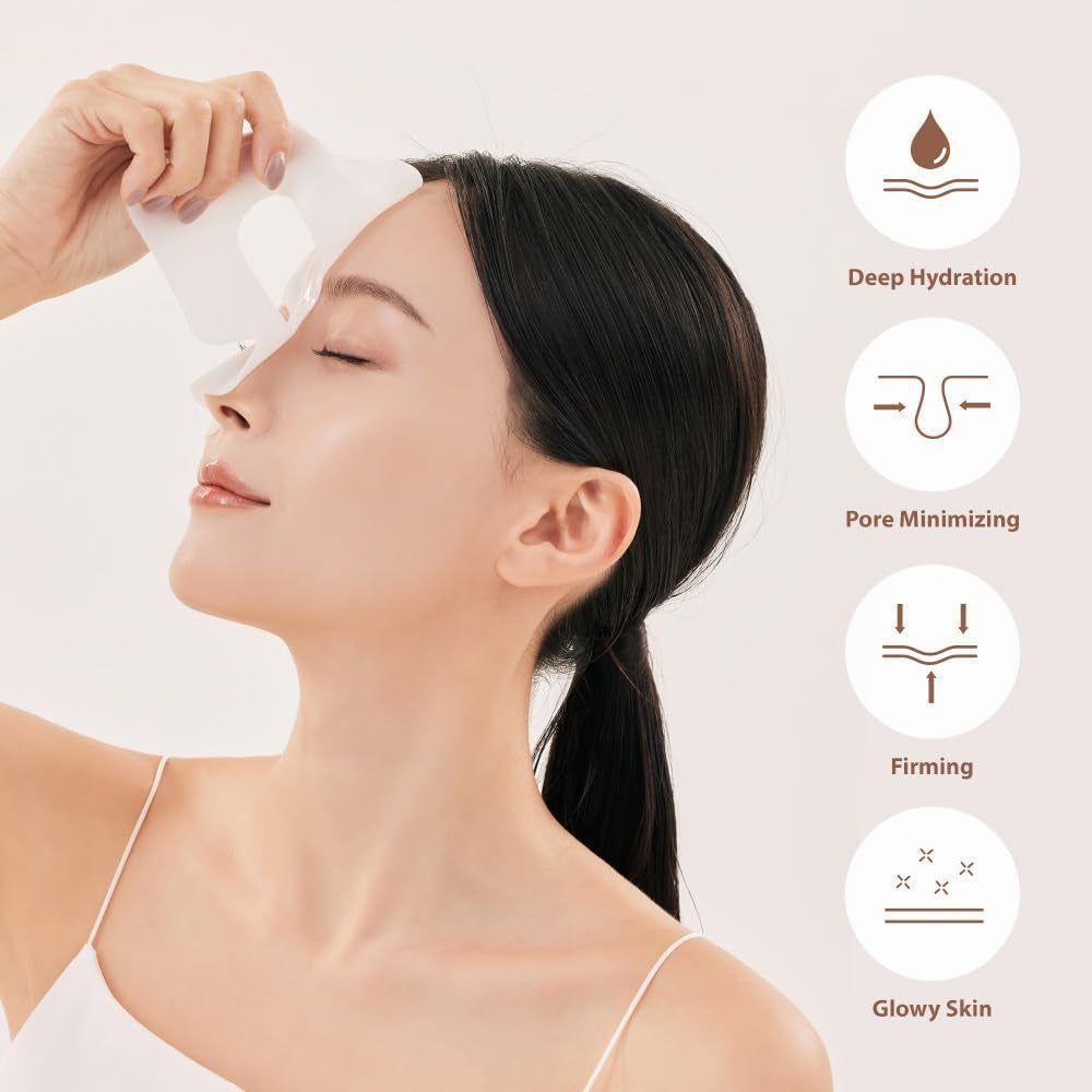 Plumping Collagen Face Mask - 4 Pack Anti Aging Sheet Masks