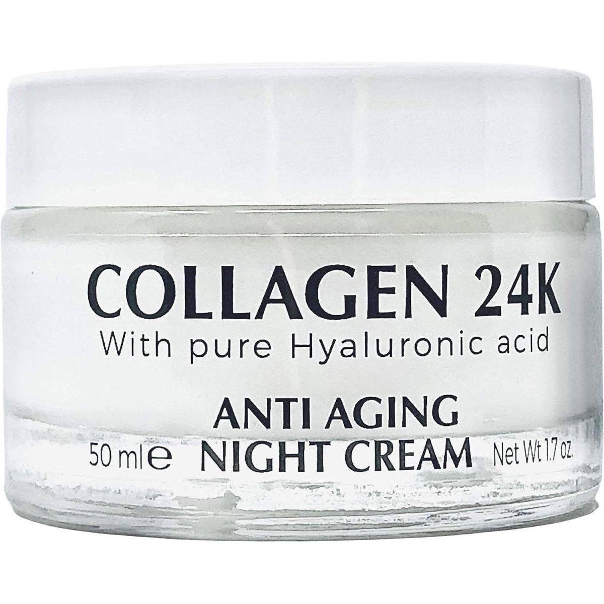 Rich Collagen Anti Aging Moisturizer Night Cream 50ml - Mycosmeticslondon