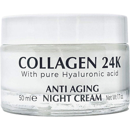 Rich Collagen Anti Aging Moisturizer Night Cream 50ml - Mycosmeticslondon
