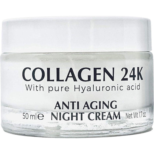 Rich Collagen Anti Aging Moisturizer Night Cream 50ml - Mycosmeticslondon