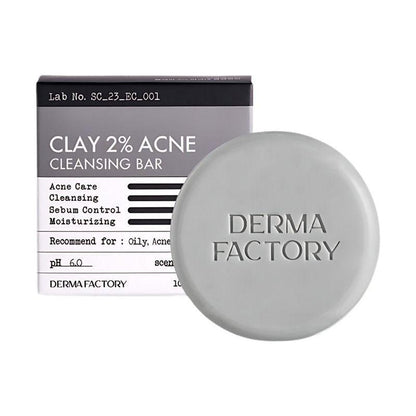 Gentle Clay Acne Face Soap Bar - 120g - Mycosmeticslondon