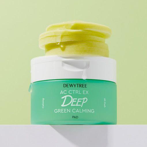 Cooling Green Tea Face Pads - 60 Count Dual Action - Mycosmeticslondon
