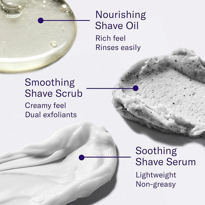 Gentle 3-Step Shaving Kit for Soft Skin