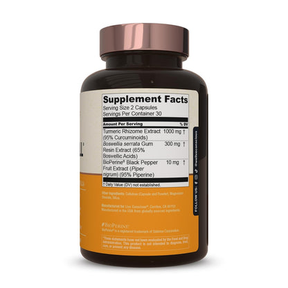 Natural Turmeric Joint Support Capsules