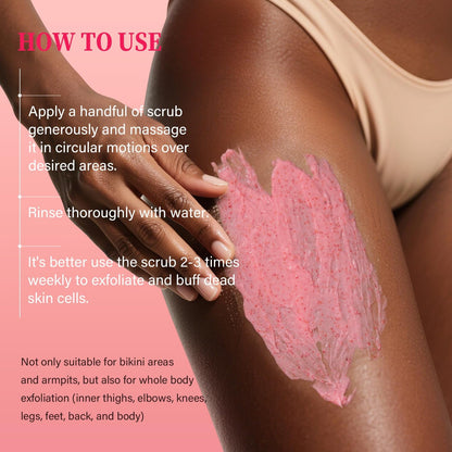 Gentle Exfoliating Body Scrub for Soft Skin 220g