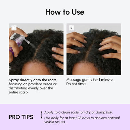 Natural Hair Regrowth Spray for Thinning Hair