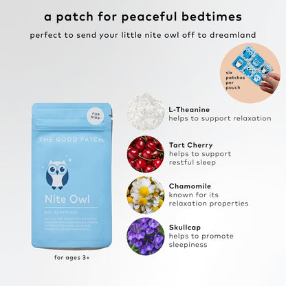 Natural Sleep Aid Patches for Kids with Calming Herbs