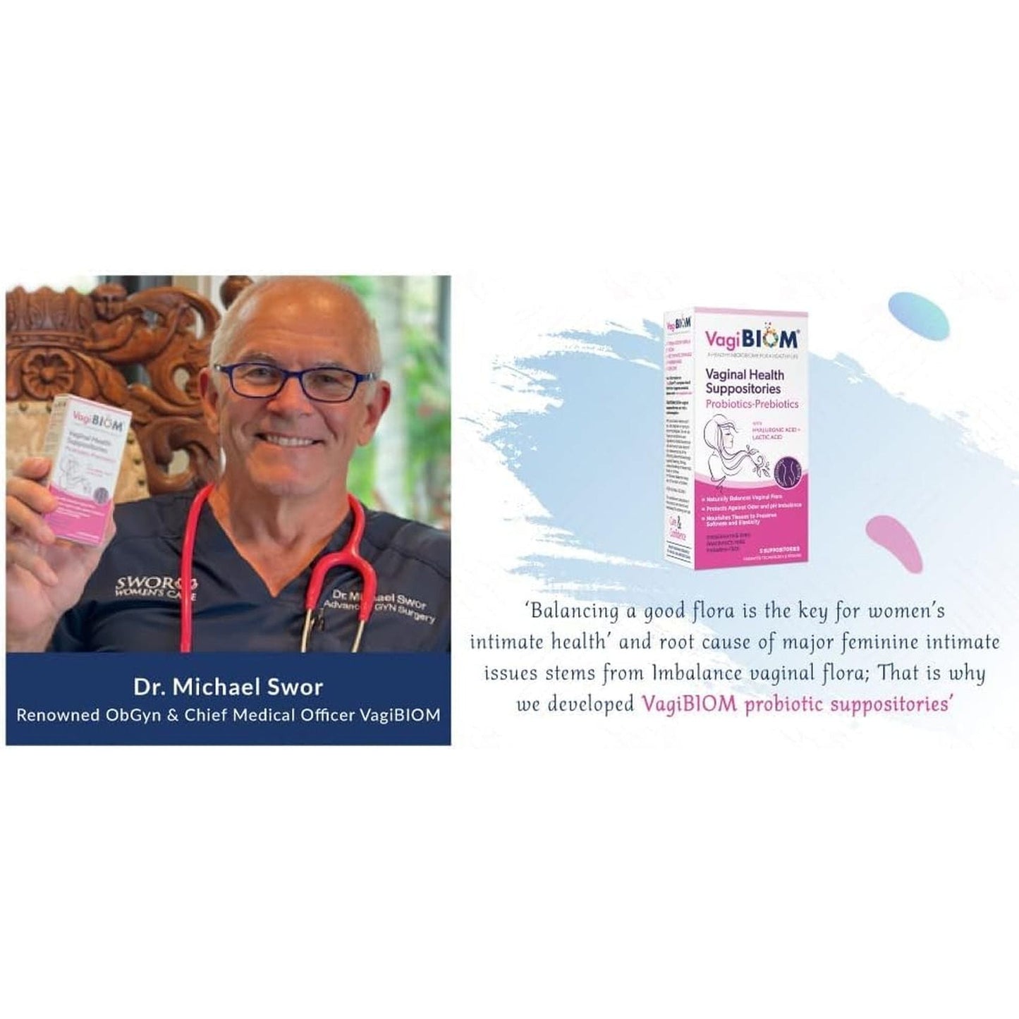 Natural Vaginal Health Probiotic Suppository Pack