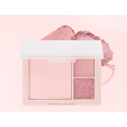 Natural Face Palette with 3 Soft Shades