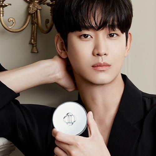 Natural Glow Korean Face Cushion Compact 12g + 12g Refill
