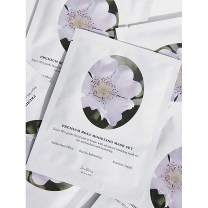 Natural Rose Face Mask Set - 5 Pack Nourishing Skin Care