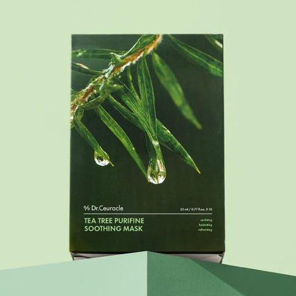 Gentle Tea Tree Calming Face Mask - 10 Pack - Mycosmeticslondon