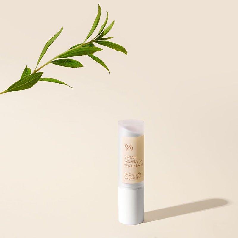 Natural Vegan Lip Balm with Tea and Ceramides