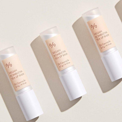 Natural Vegan Lip Balm with Tea and Ceramides