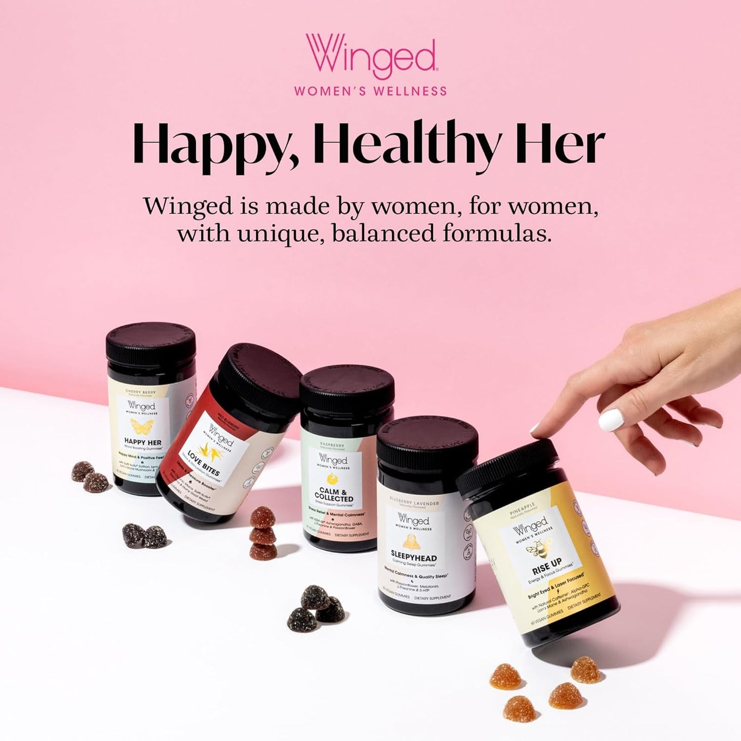 Relaxing Sleep Aid Gummies for Women - Natural Melatonin