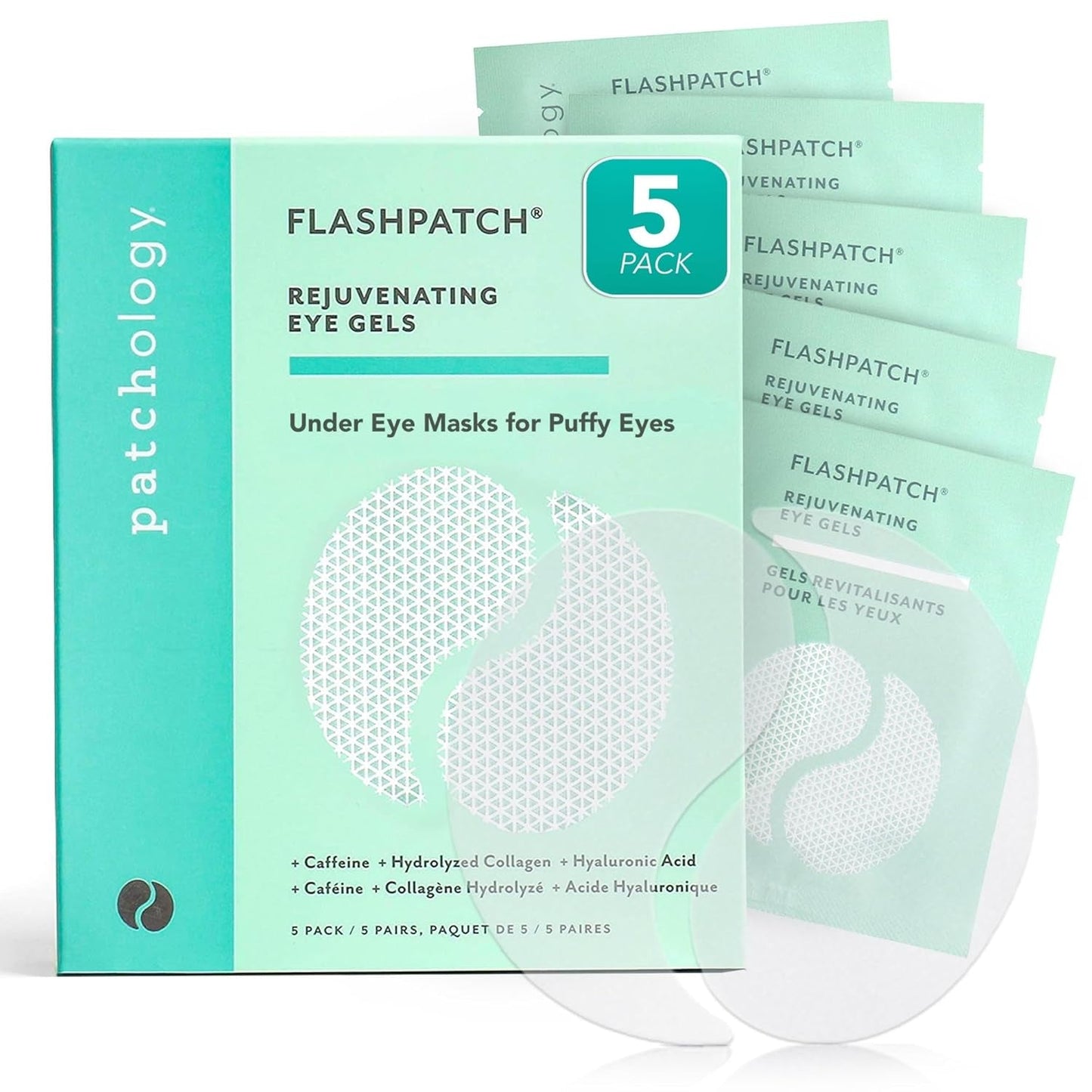 Refreshing Eye Masks - 5 Pairs, Reduce Puffiness & Dark Circles - Mycosmeticslondon