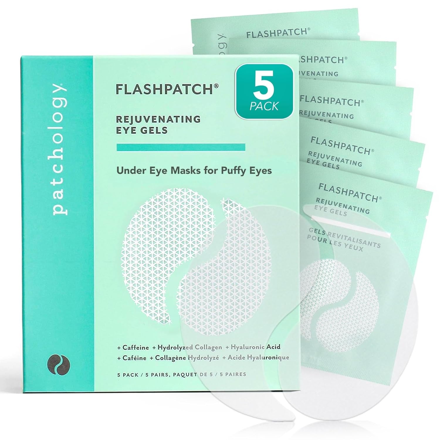 Refreshing Eye Masks - 5 Pairs, Reduce Puffiness & Dark Circles - Mycosmeticslondon