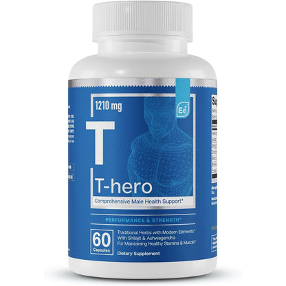 Natural Testosterone Boost Supplement 60 Capsules - Mycosmeticslondon
