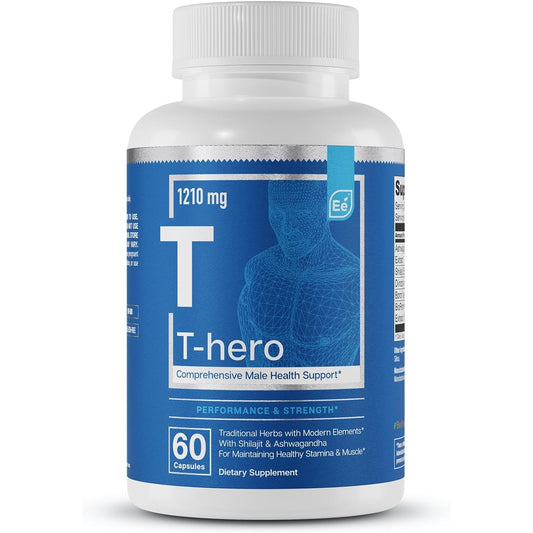 Natural Testosterone Boost Supplement 60 Capsules - Mycosmeticslondon