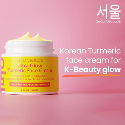 Natural Glow Turmeric Face Moisturizer for Bright Skin
