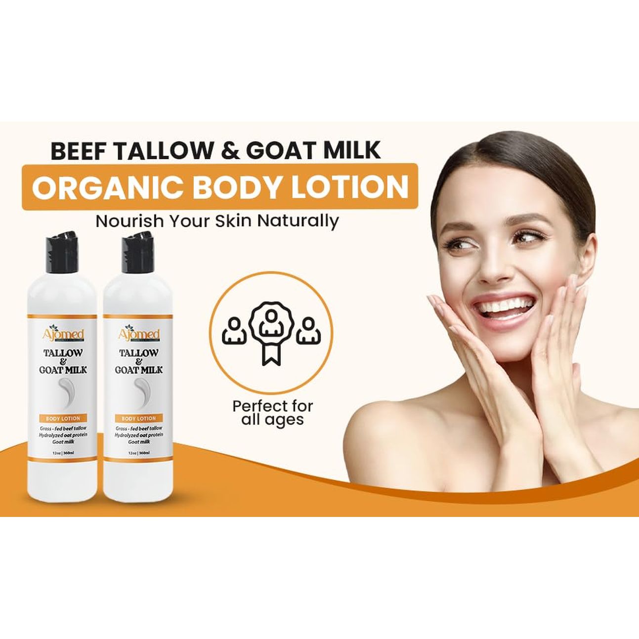 Natural Goat Milk Moisturizing Body Lotion 227g