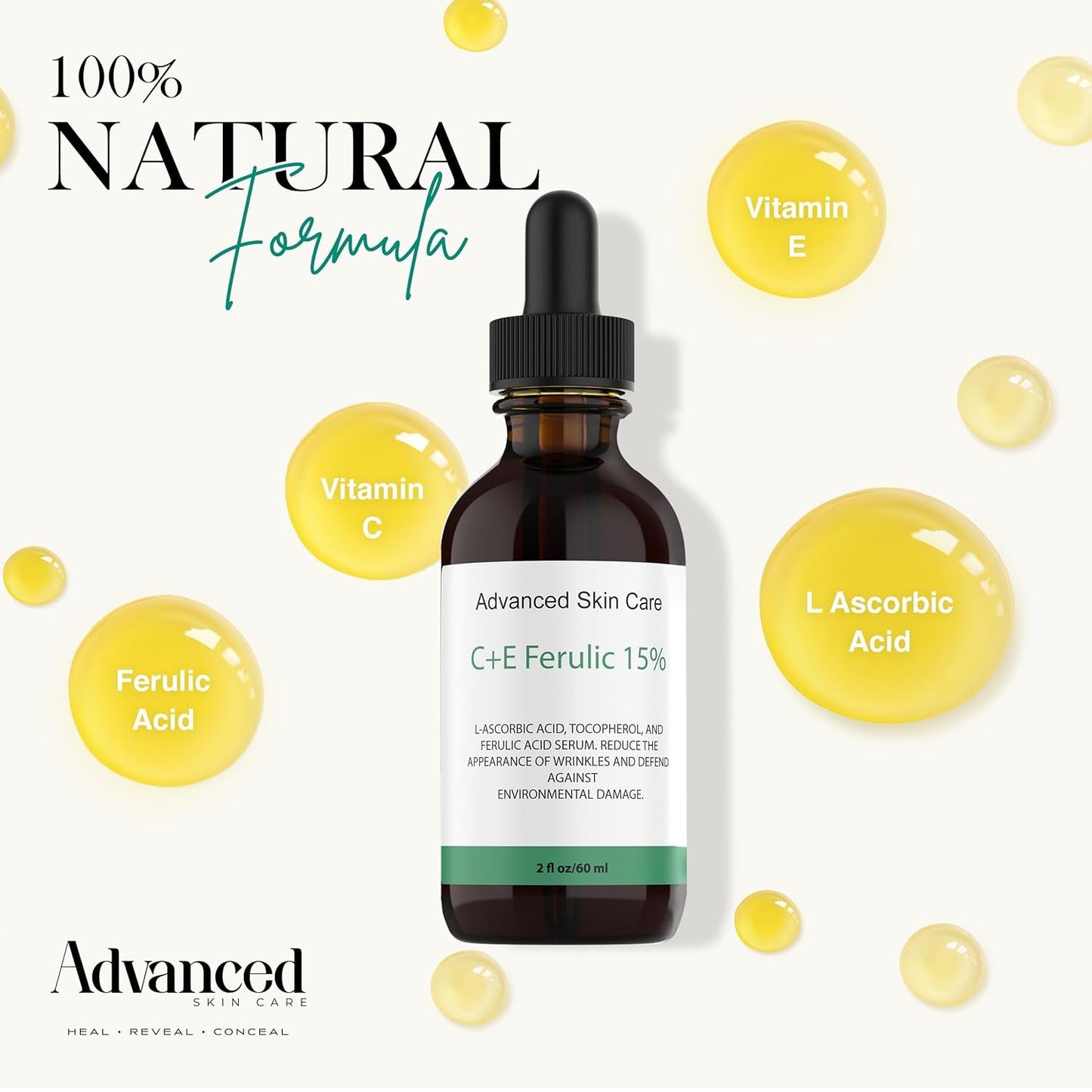 Powerful Anti Aging Vitamin C Serum 15% - 60ml