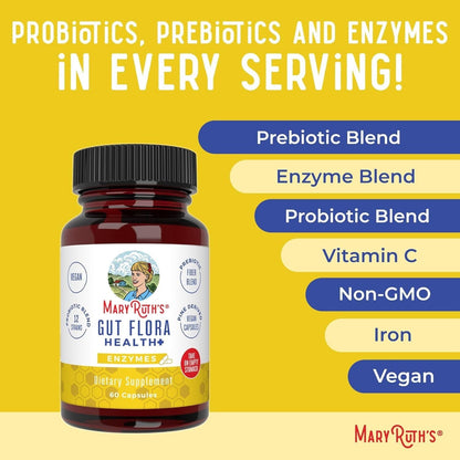 Natural Probiotic Digestive Supplement - 60 Capsules