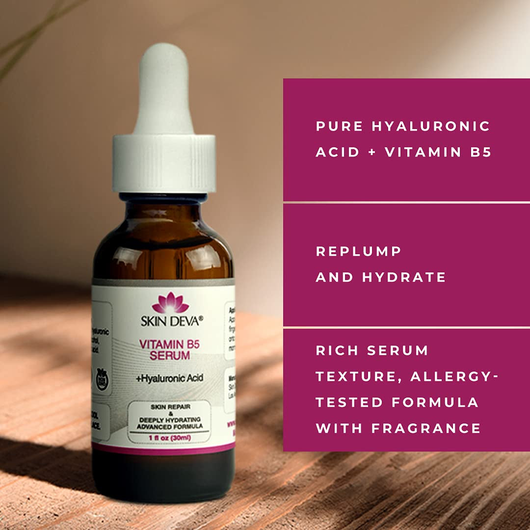 Nourishing Vitamin B5 Face Serum with Hyaluronic Acid