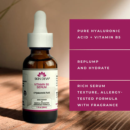 Nourishing Vitamin B5 Face Serum with Hyaluronic Acid