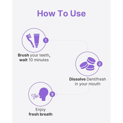 Natural Probiotic Oral Care Tablets for Fresh Breath
