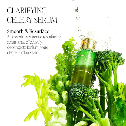 Natural Celery Face Serum - Gentle Daily Exfoliant