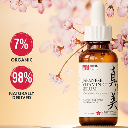 Natural Japanese Vitamin C Face Serum 30ml - Radiant Glow