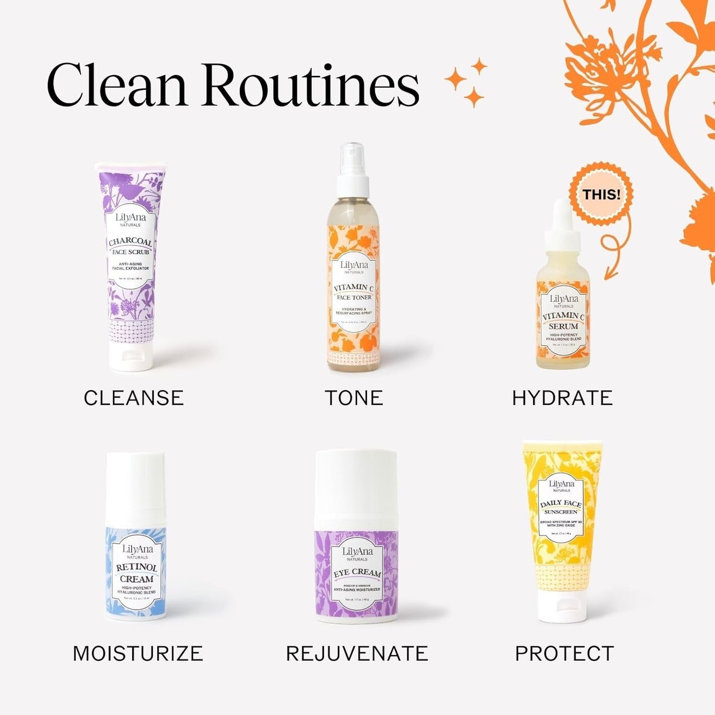 Natural Vitamin C Face Serum - Brighten & Firm Skin